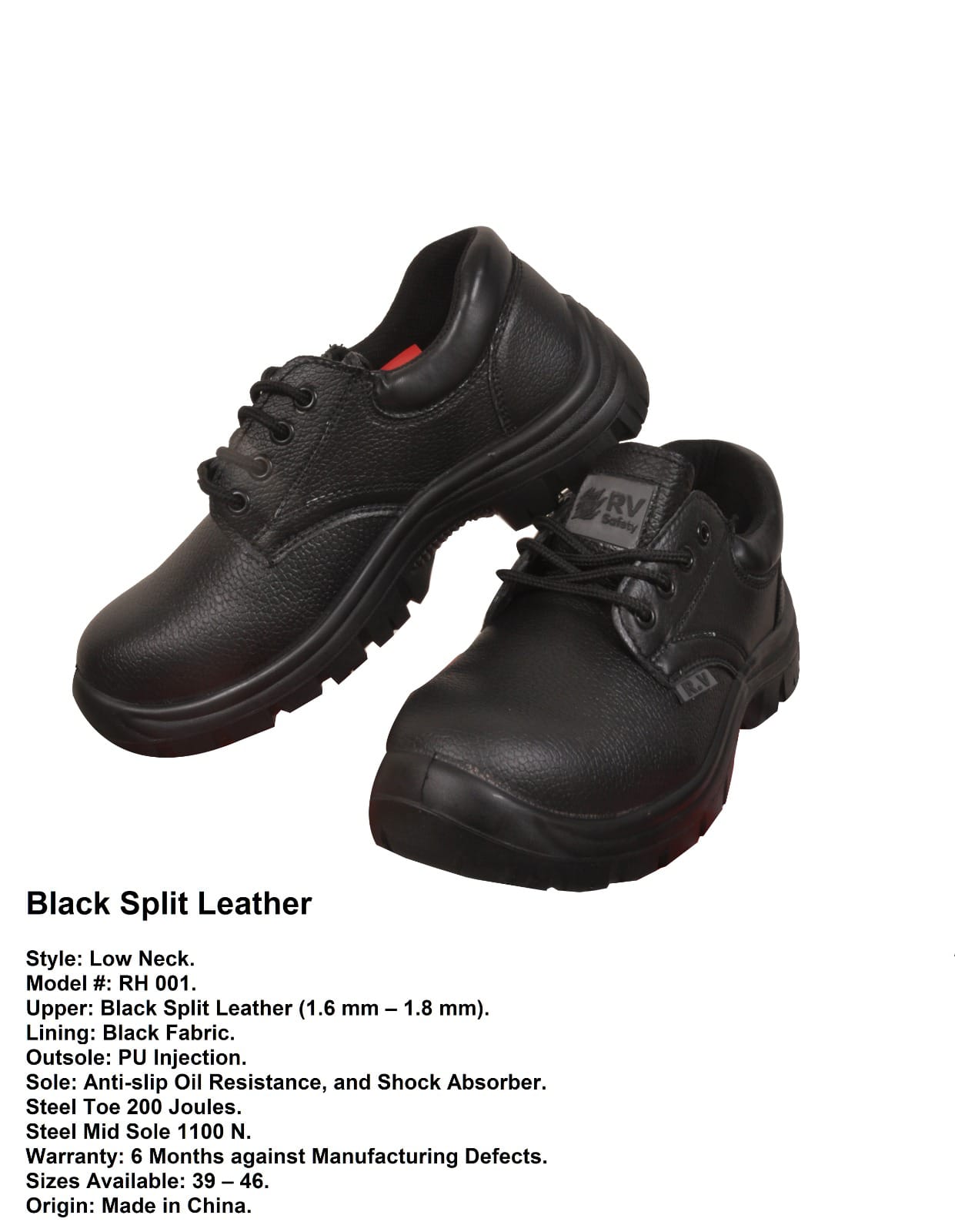 REDVOLK SAFETY SHOES ALL SIZE